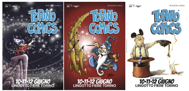 Manifesti di Torino Comics 2022